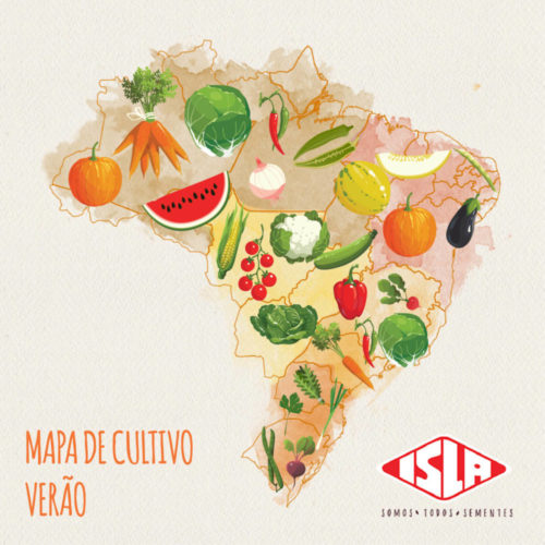 Mapa de cultivo - ISLA - Verão - Brasil